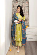 MQL-940  Signature 3pc Unstitched EMBROIDERED Suit .
