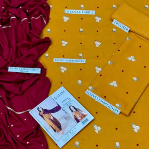 Imperial BQ-903  3pc Unstitched Dhanak Embroidered Suit