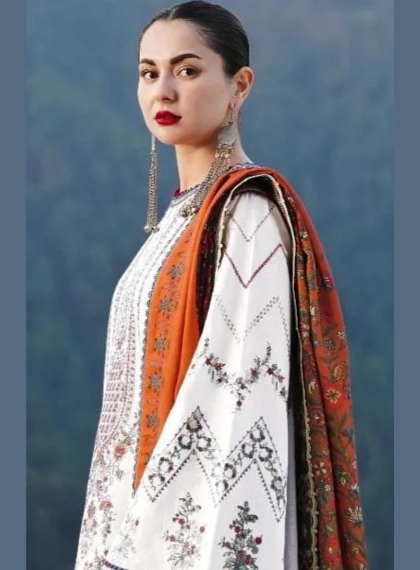 Luxury Gold Women’s 3PC Lawn Suits | Rangrez.pk