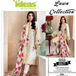 3 PCS WOMENS UNSTITCHED EMBROIDERED SUIT