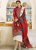Signature-Line 615 Unstitched 3pc dhanak embroidered suit .