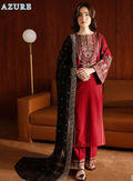 AZURE SG-742 Refined 3pc Unstitched Dhanak Embroidered Suit
