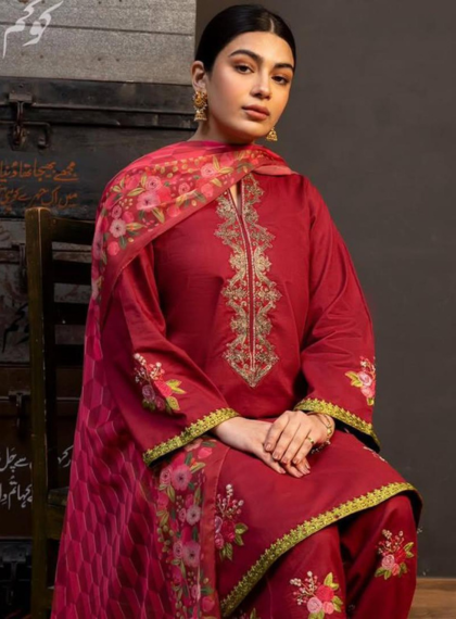 KOKUM KK-359 EXQUISITE 3PC UNSTITCHED EMB SUI
