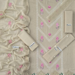 PREMIUM PR-836 ATELIER-FINISH 3PC UNSTITCHED SUIT