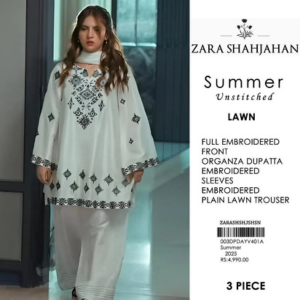 Elanova Silk Embroidered Lawn Suits | Rangrez.pk