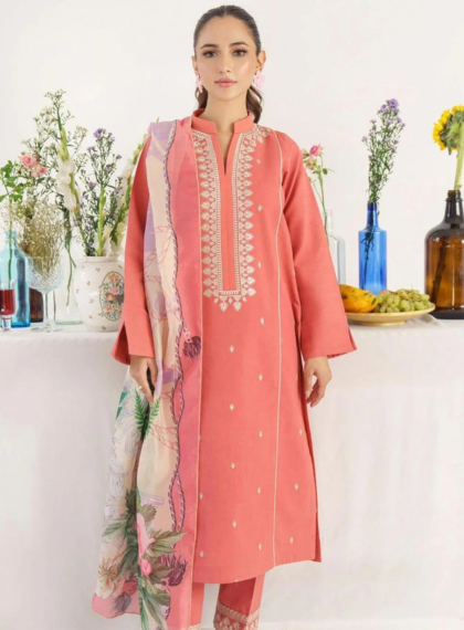 Serenique Embroidered Women’s Summer Wear | Rangrez.pk