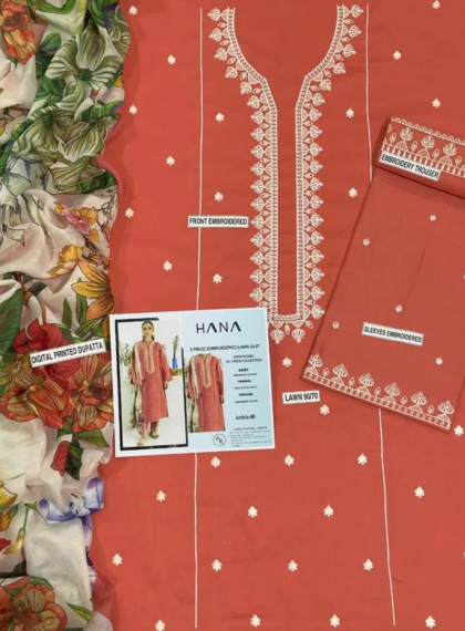 Serenique Embroidered Women’s Summer Wear | Rangrez.pk