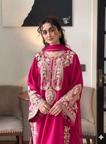 Sovereign Luxe Women’s Premium Embroidered Lawn Suits | Rangrez.pk
