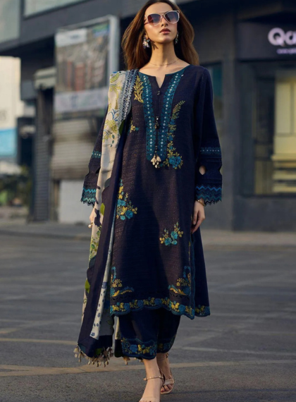 Diamond Women’s Unstitched Lawn Dresses | Rangrez.pk