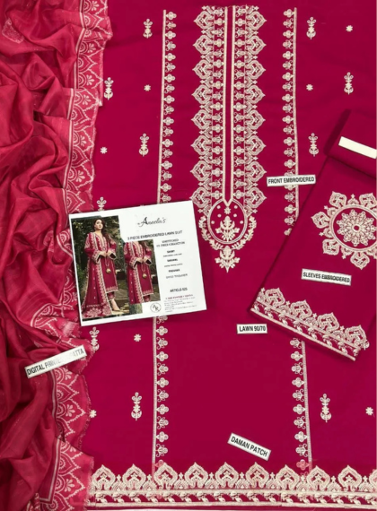 Prestige Women’s Embroidered Lawn Suits | Rangrez.pk
