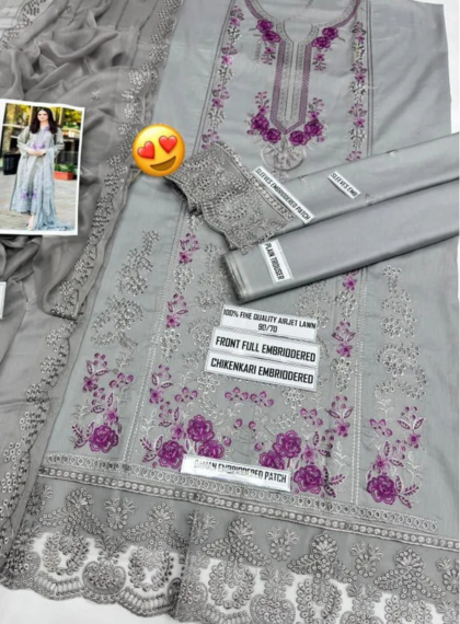 Velvet Women’s Unstitched Lawn Collection | Rangrez.pk