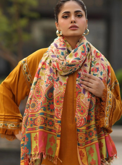 Majestic Women’s Embroidered Lawn Collection | Rangrez.pk