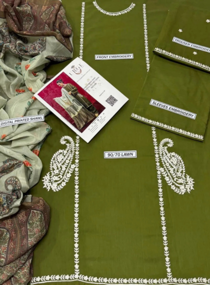 Elite Women’s Embroidered Summer Collection | Rangrez.pk