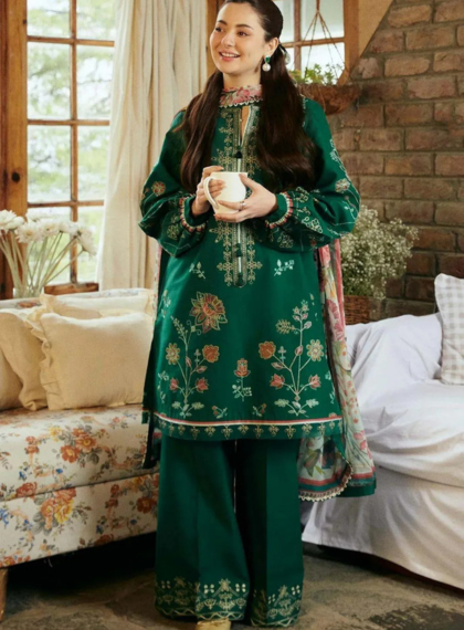 Royale Women’s Premium Embroidered Lawn Suits | Rangrez.pk
