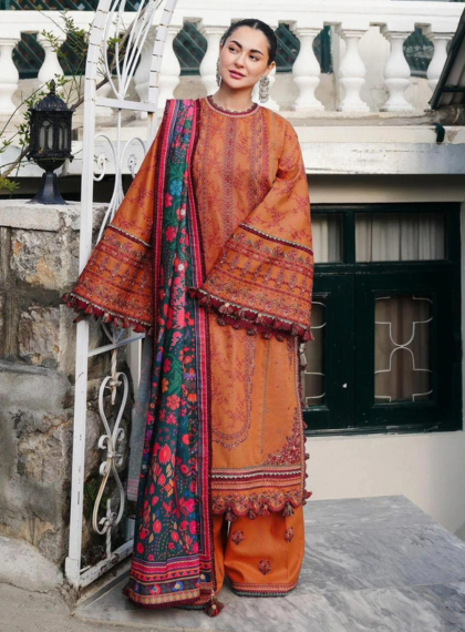 Elegant 3 Piece Lawn Suits for Women Pakistan | Rangrez.pk